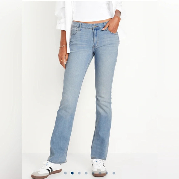 Old Navy Womens Light Blue Wash Bootcut 5 Pocket Style Jeans size 12 - Picture 1 of 9